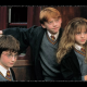 Harry Potter trio, played by Daniel Radcliffe, Emma Watson, and Rupert Grint.