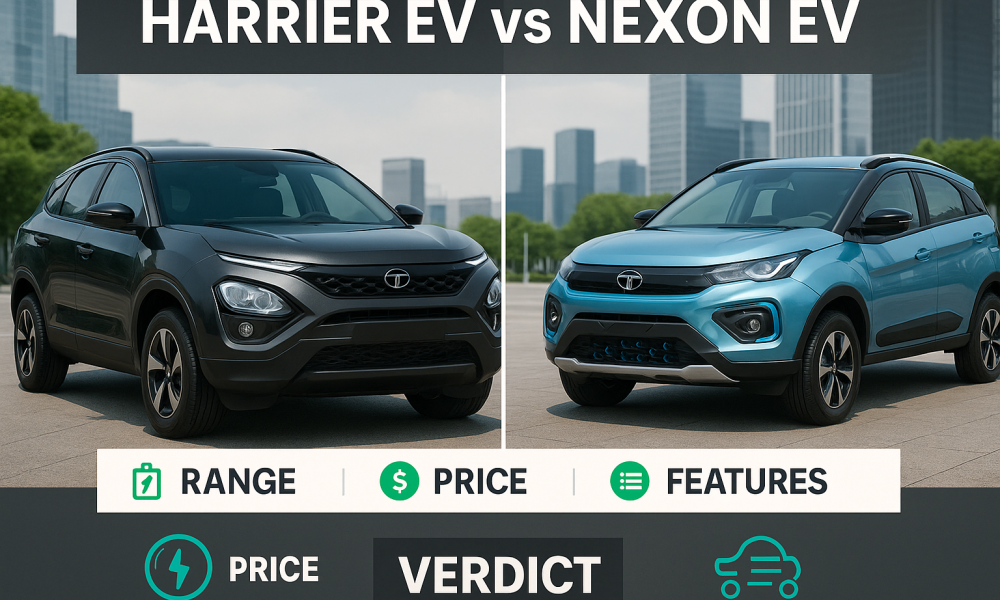 Tata Harrier EV vs Nexon EV – Comparison