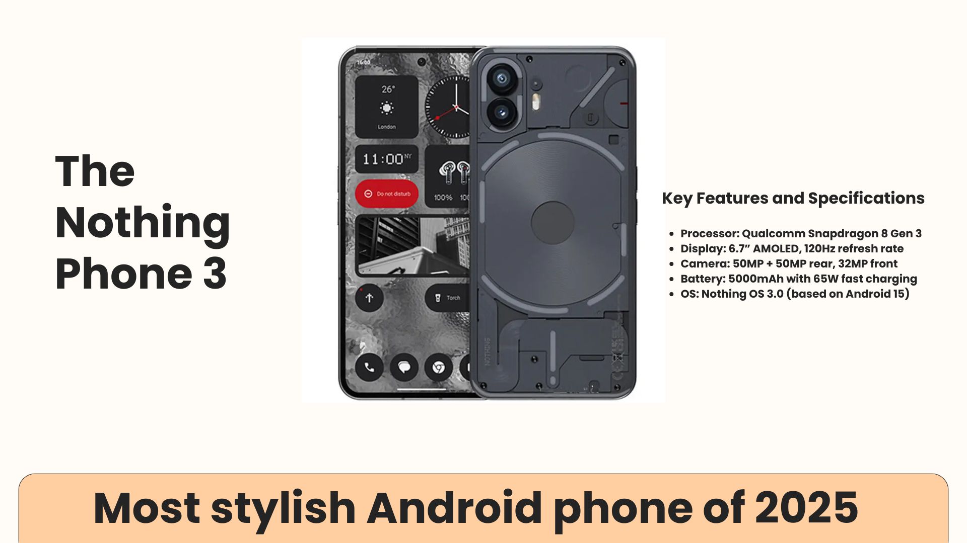 Nothing Phone 3 launched