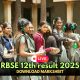 Rajasthan Board 12th Result 2025