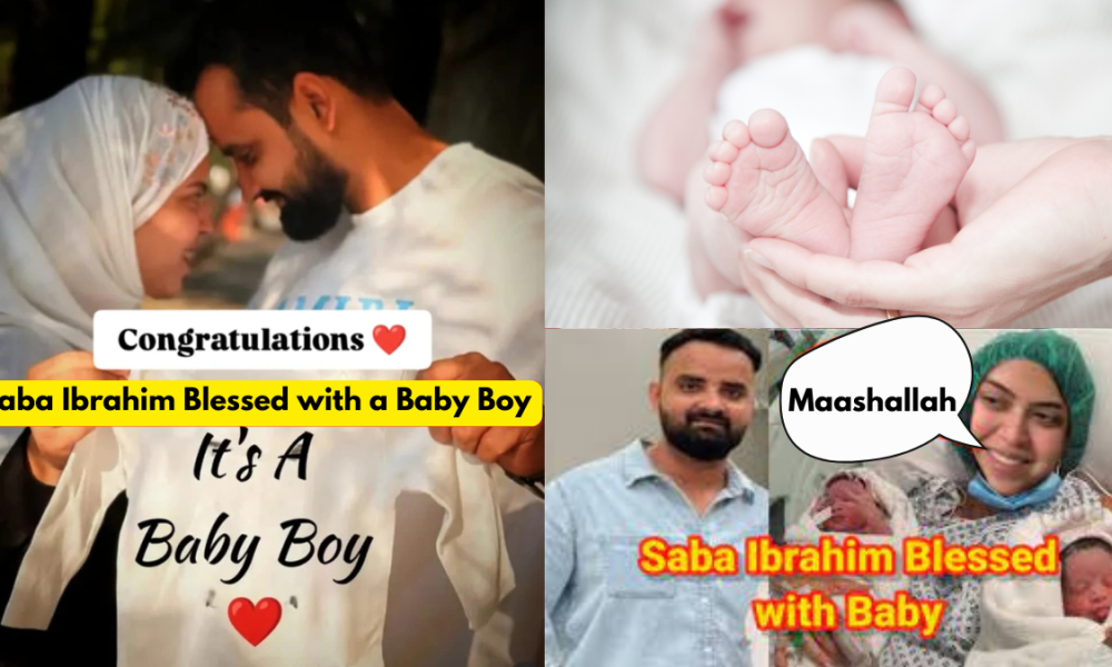 Saba Ibrahim was blessed with a baby boy