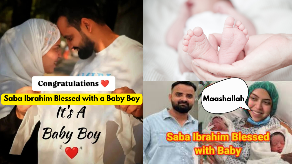 Saba Ibrahim was blessed with a baby boy