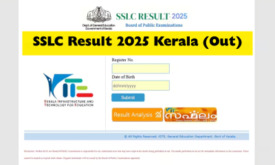 Kerala SSLC Result 2025 Out: Check 10th Results Online