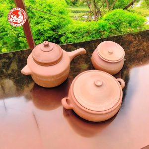 Clay Handicraft 3-Piece Clay Cooking Set