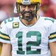 Aaron Rodgers in Pittsburgh Steelers uniform