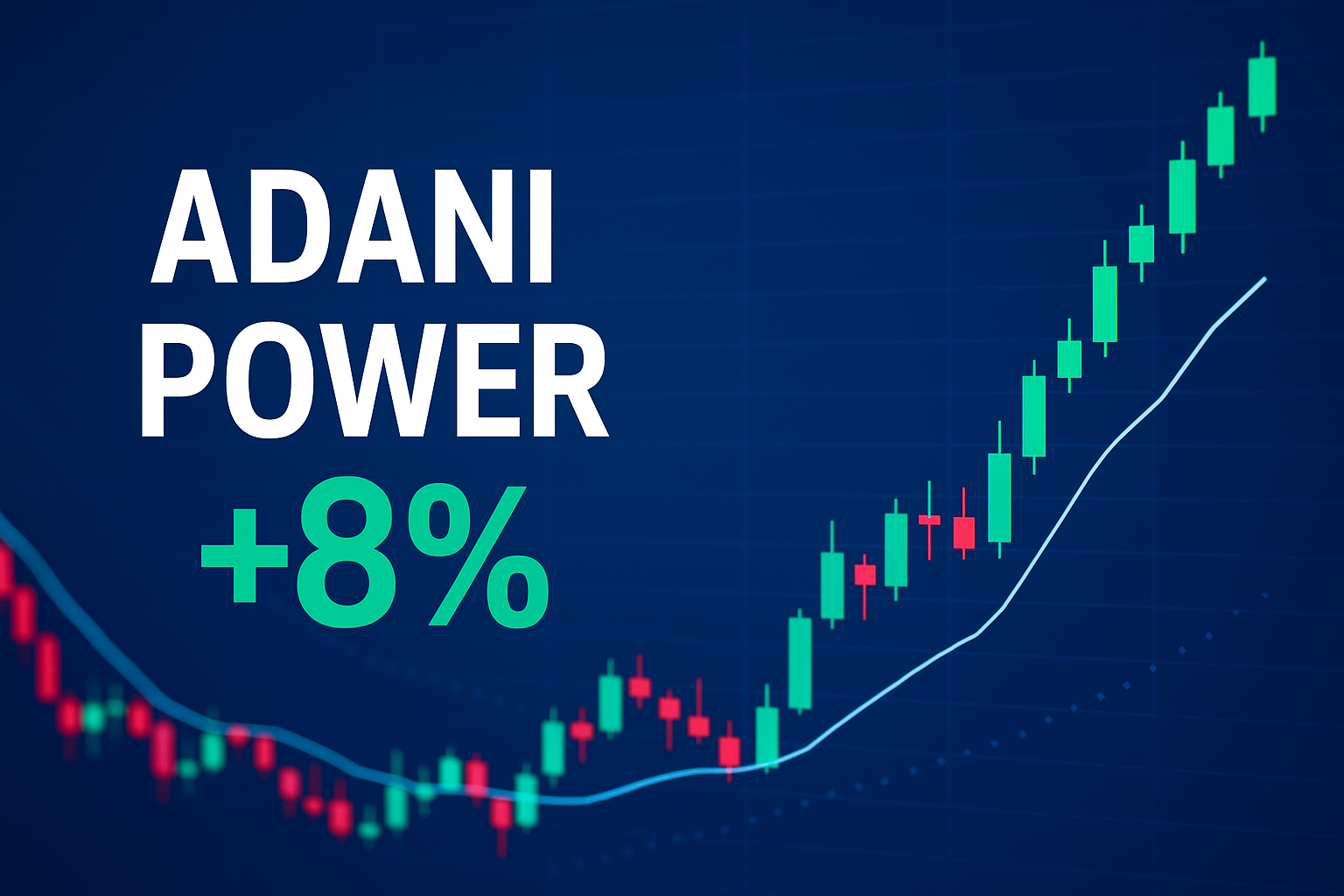 Adani Power share price rises 8% with bullish chart trend in background