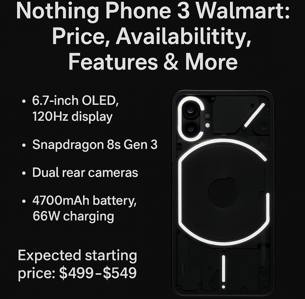 Nothing Phone 3 at Walmart