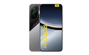 Poco F7 Silver Edition with AMOLED screen preview