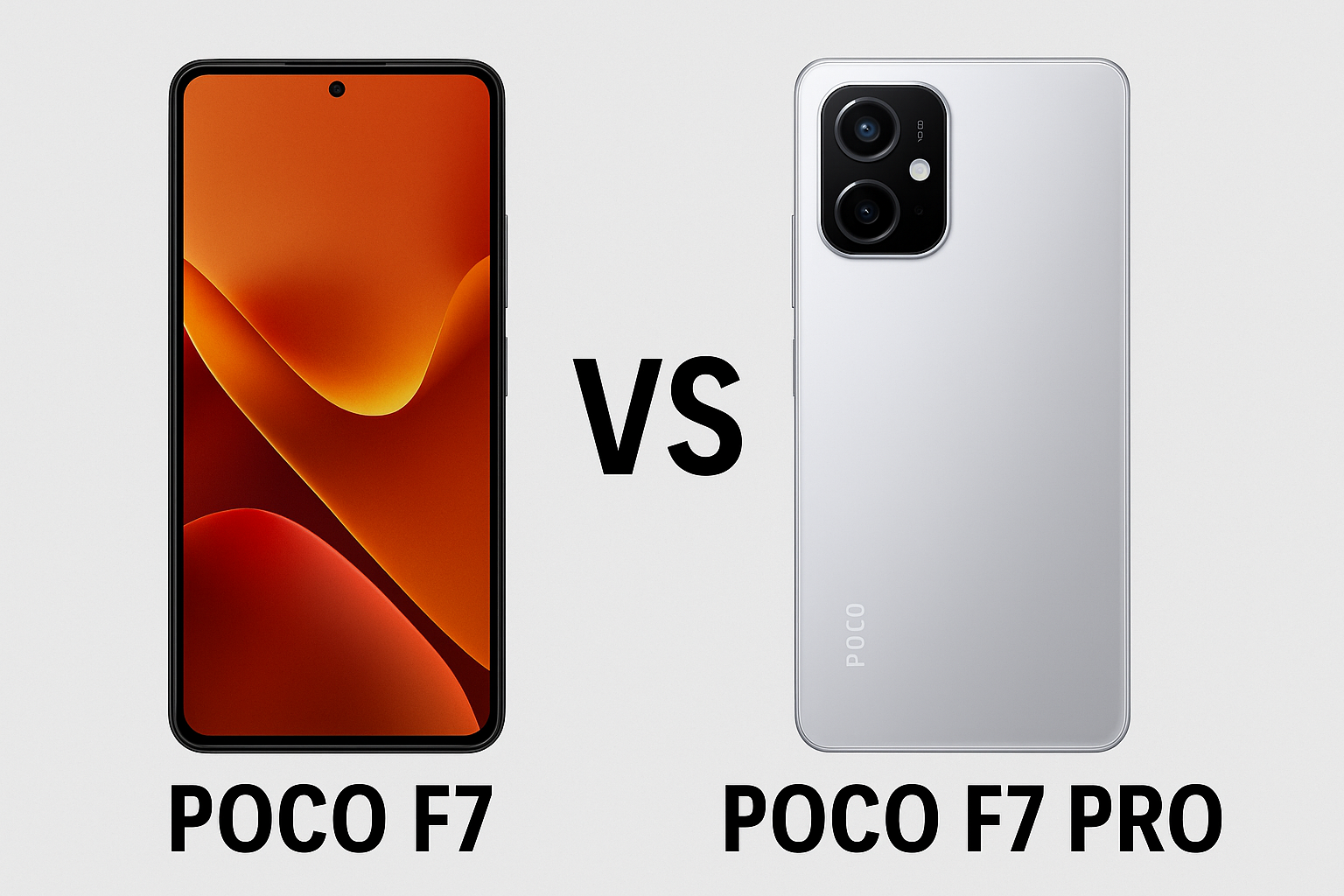 Poco F7 vs Poco F7 Pro