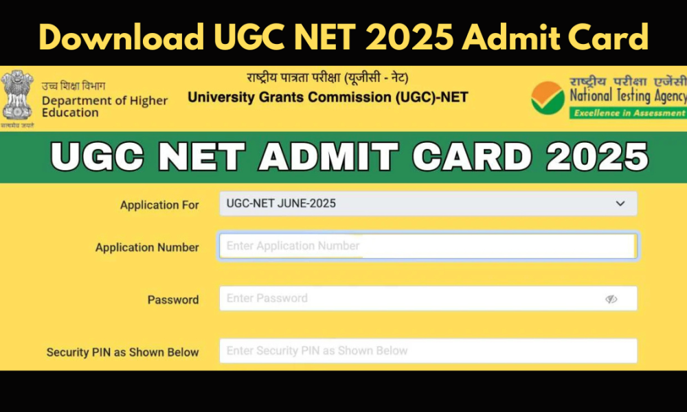 UGC NET Admit Card